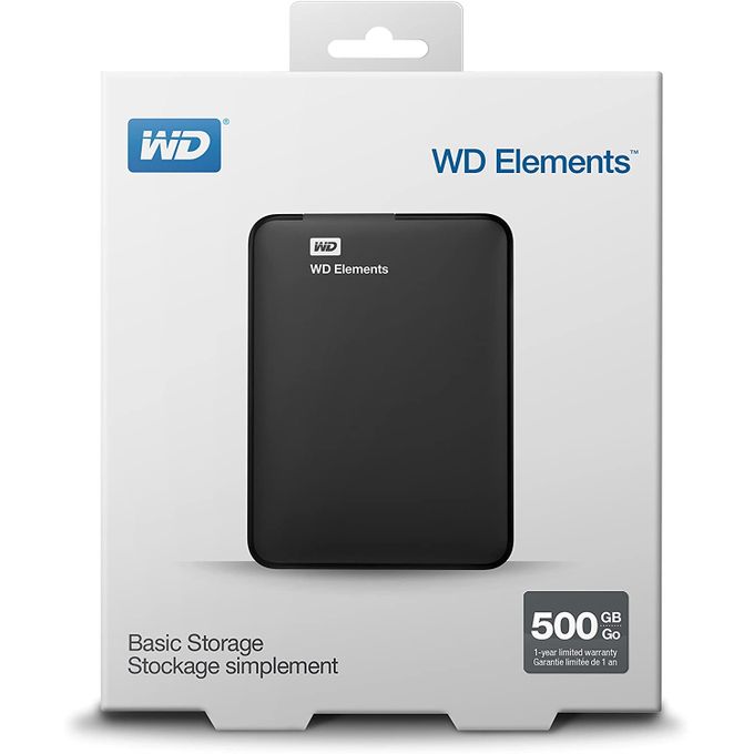 Western Digital Disque dur Externe 1To - WD Elements™ - USB 3.0 à